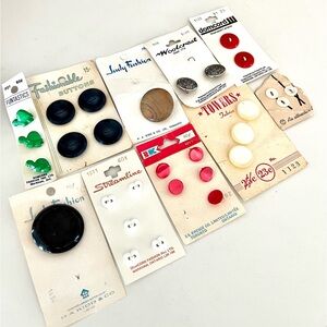Vintage Various Button Collection
